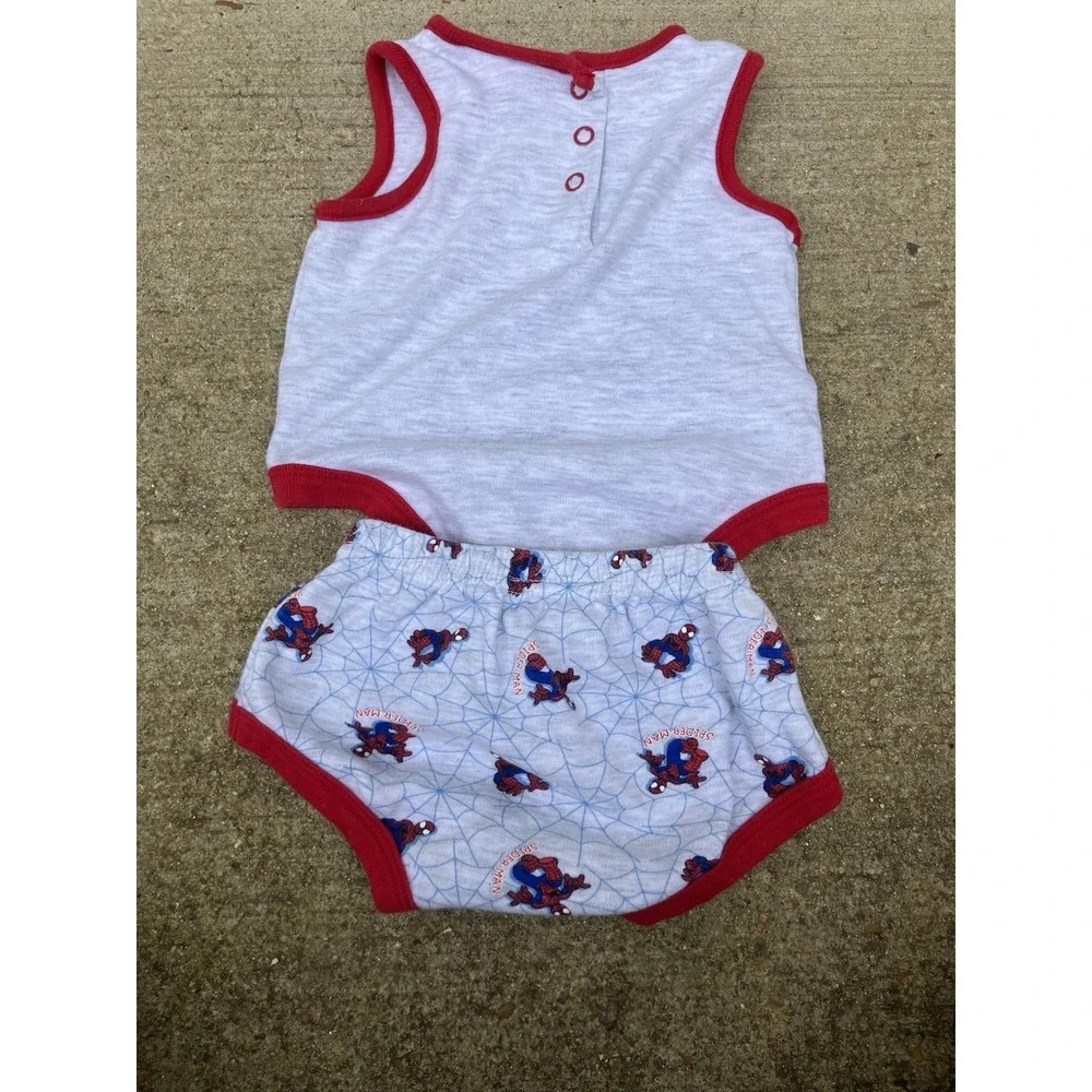 SPIDEY AND FRIENDS PAJAMA SET TODDLER BOY 0-3 Months Marvel Comic Doomsday